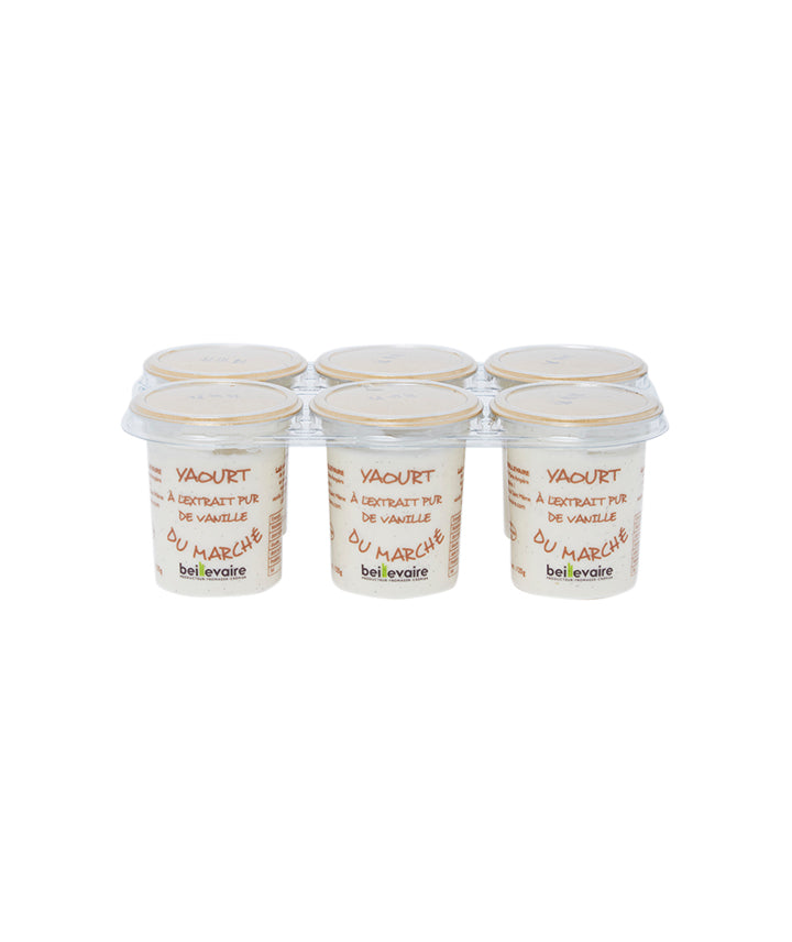 Yaourt du marché vanille X6
