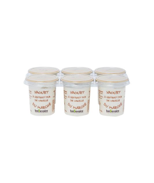 Yaourt du marché vanille X6