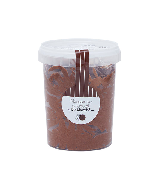 Mousse au chocolat du marché