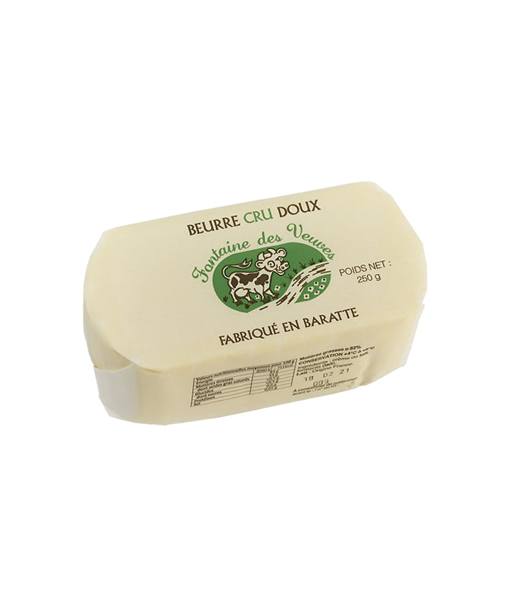 Beurre cru doux - 250g