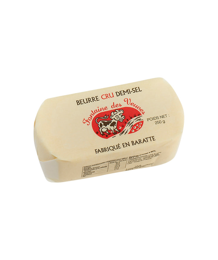 Beurre cru demi-sel - 250g