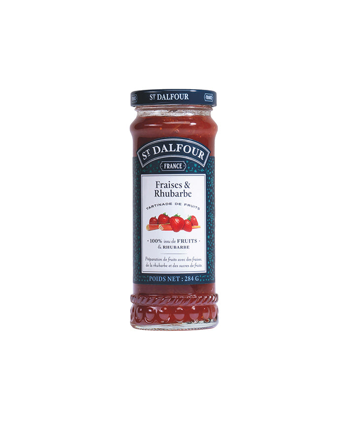 Confiture fraises et rhubarbe