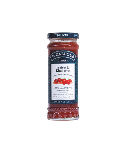 Confiture fraises et rhubarbe