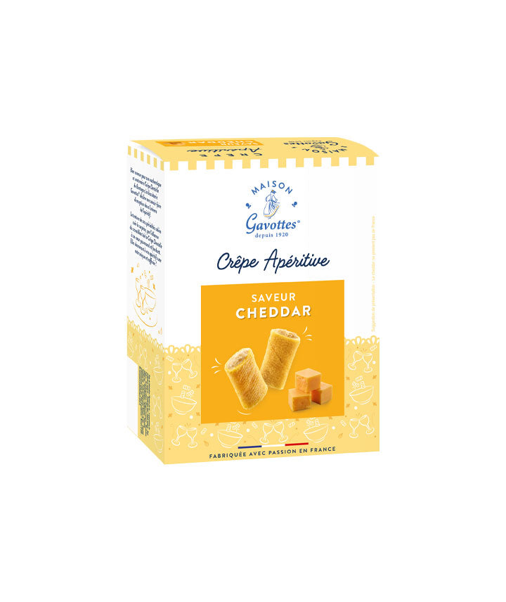 Crêpes dentelle fourrées au cheddar