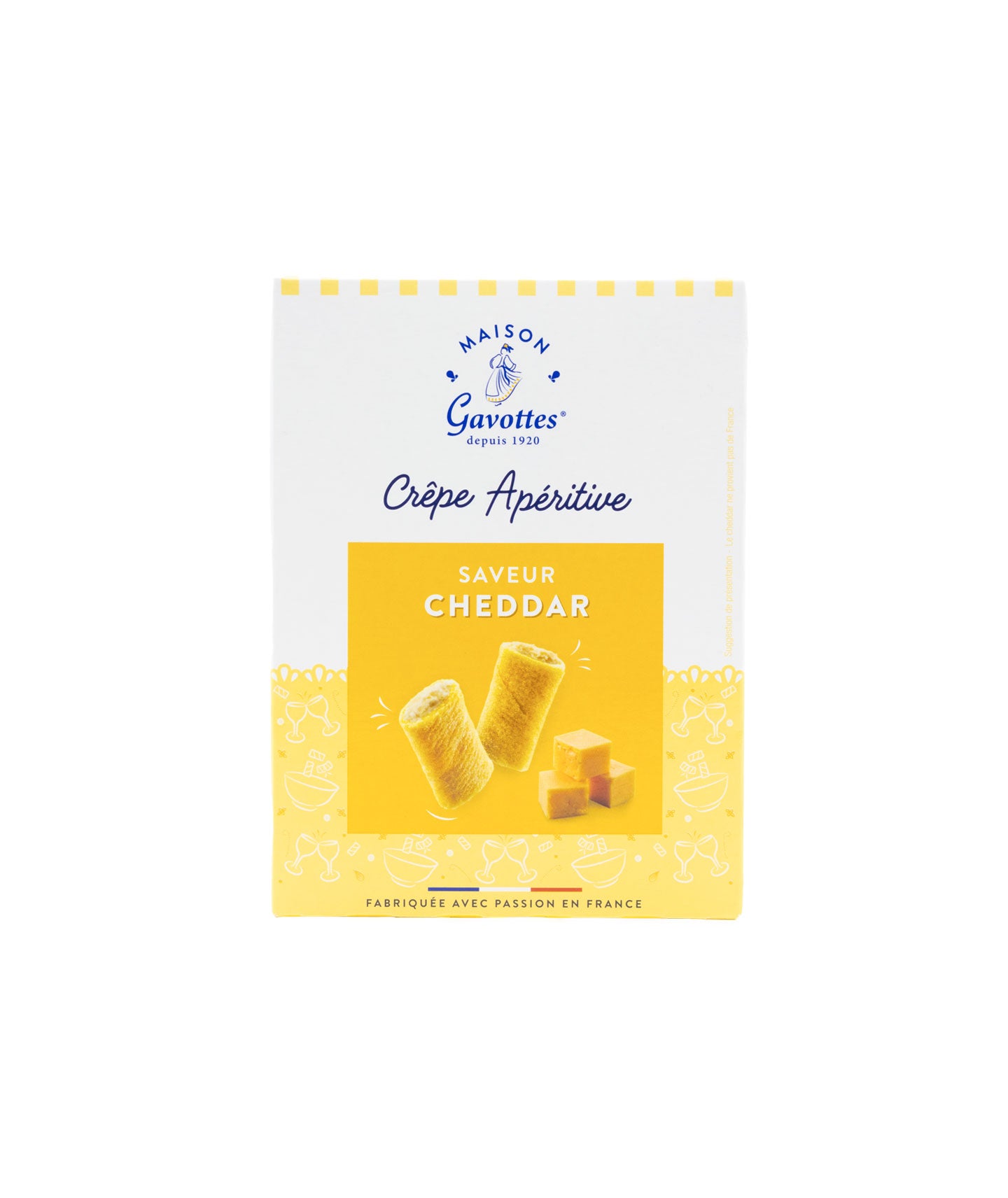 Crêpes dentelle fourrées au cheddar