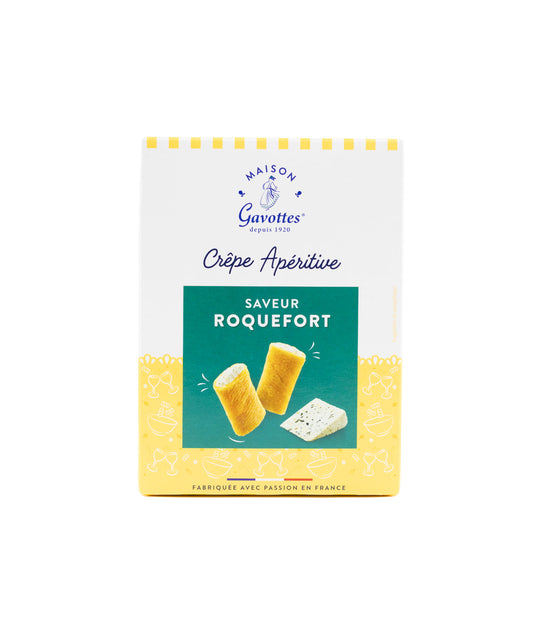 Crêpes dentelle fourrées au roquefort