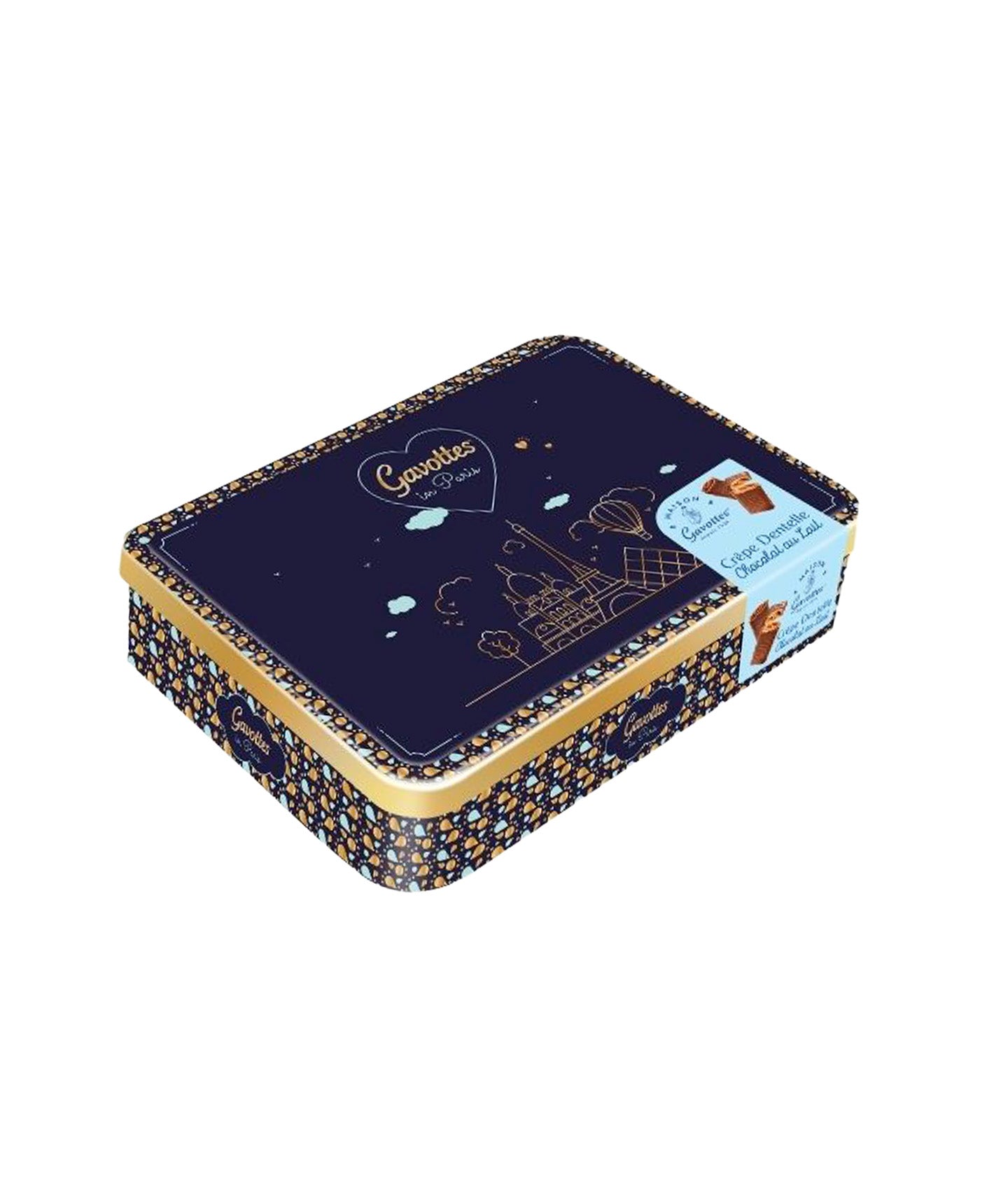 Coffret Paris - Crêpe dentelle au chocolat lait