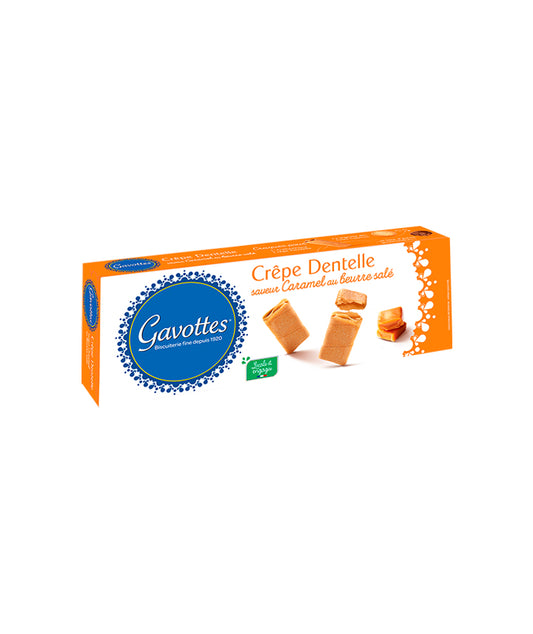 Crêpe dentelle au caramel au beurre salé