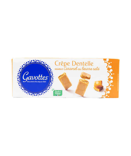 Crêpe dentelle au caramel au beurre salé