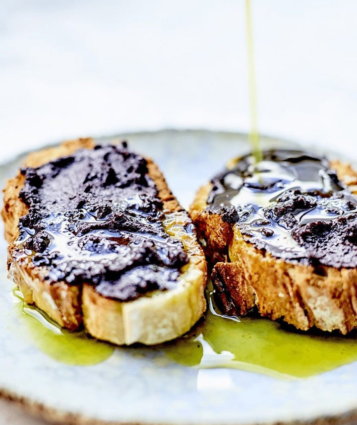 Olivade noire au basilic