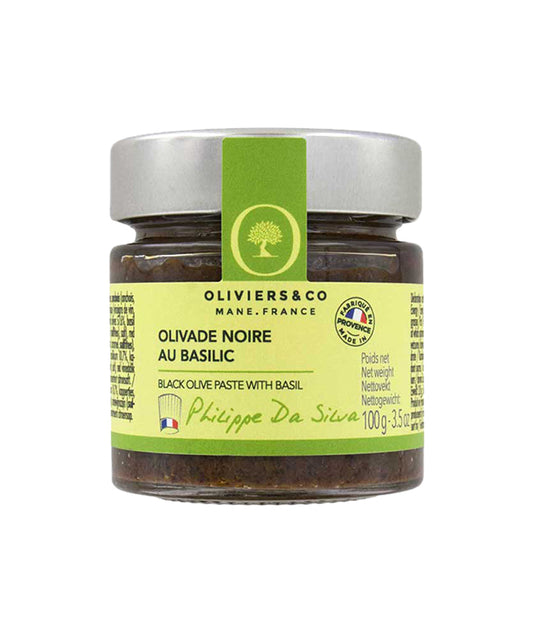 Olivade noire au basilic