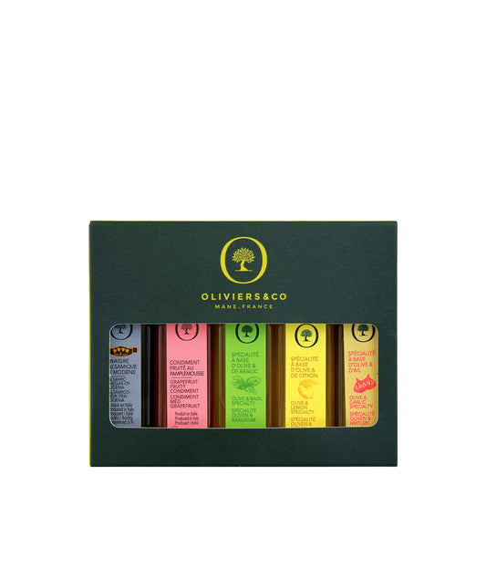 Kit découverte 3 huiles aromatiques et 2 condiments - 5x20 ml