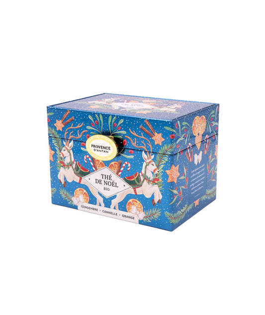 Coffret Thé de Noël gingembre cannelle bio - 20 sachets