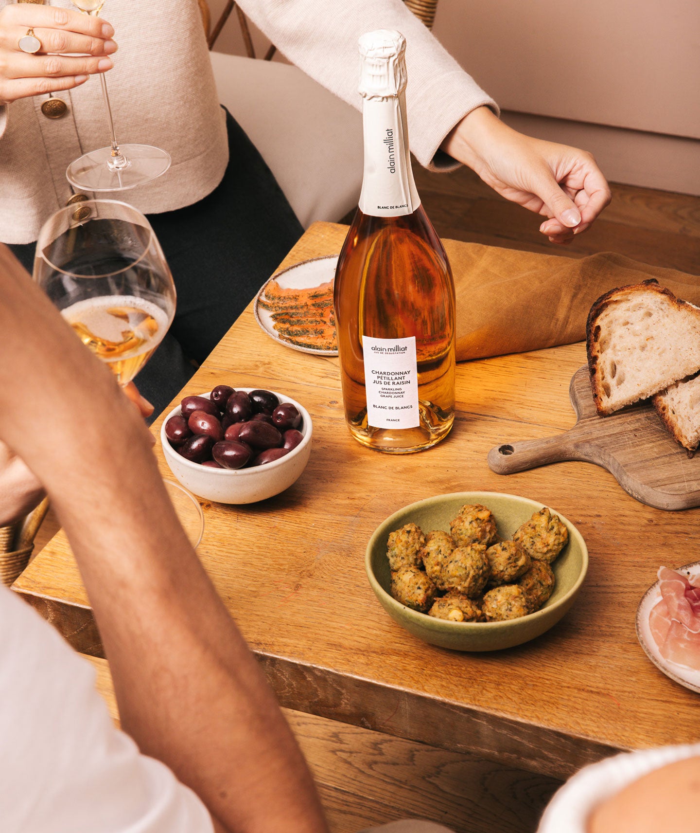 Le Chardonnay, Jus de Raisin Pétillant