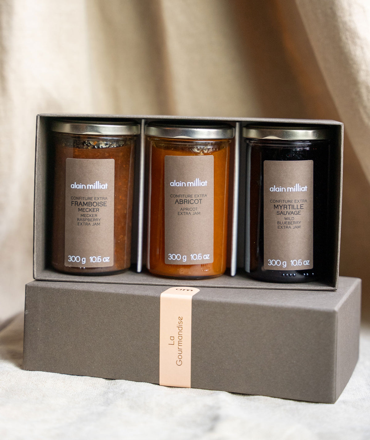 Coffret La Gourmandise - 3 confitures