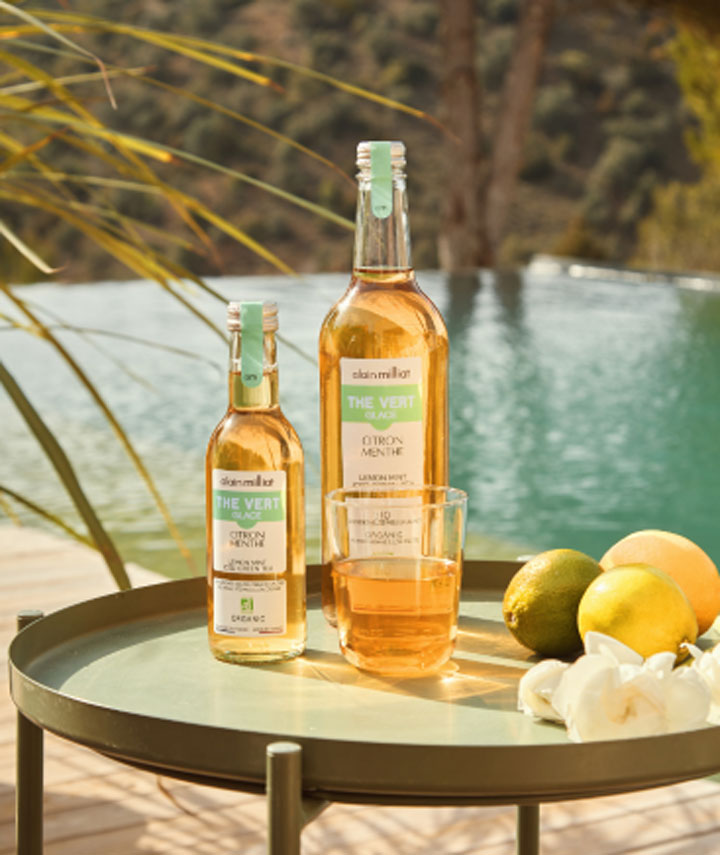 Thé glacé citron-menthe bio