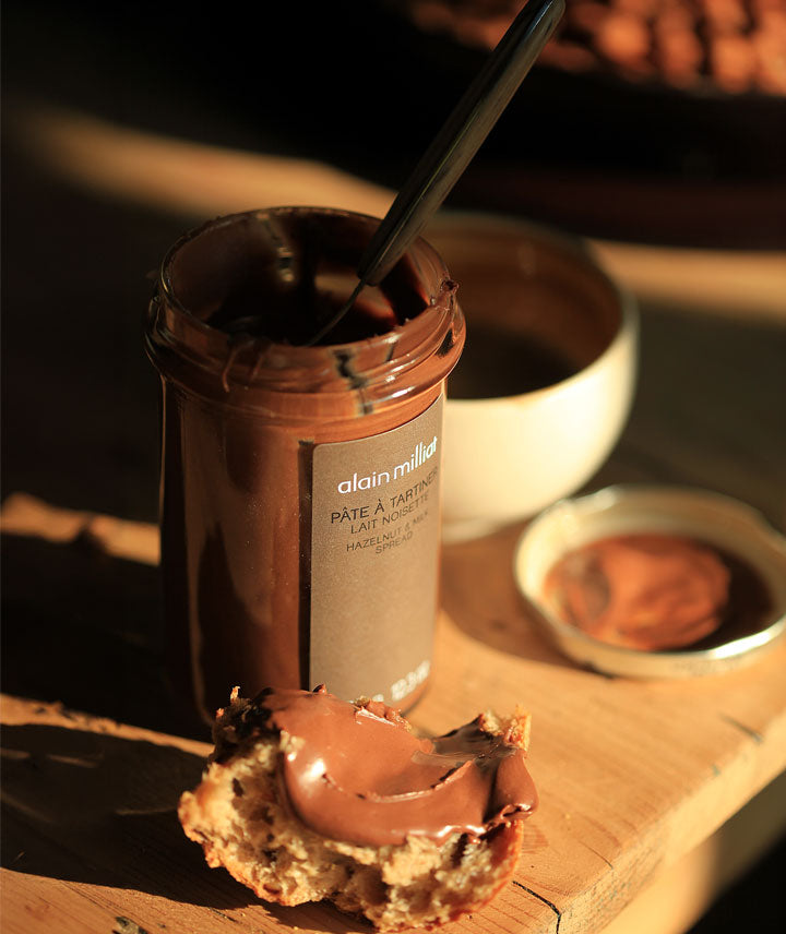 Pâte à tartiner lait noisette