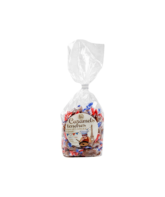 Sachet caramels beurre salé tricolore