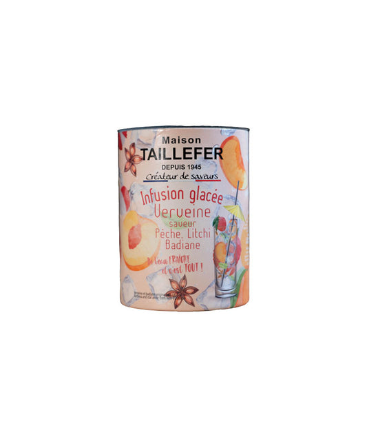 Infusion glacée verveine, pêche litchi