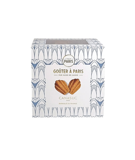 Coffret "Goûter à Paris" de madeleines en sucre de canne roux