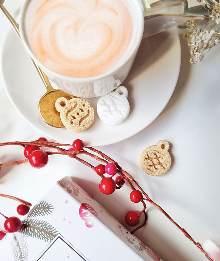 Coffret de sucre en forme de boule de Noël  "Crush de Noël"