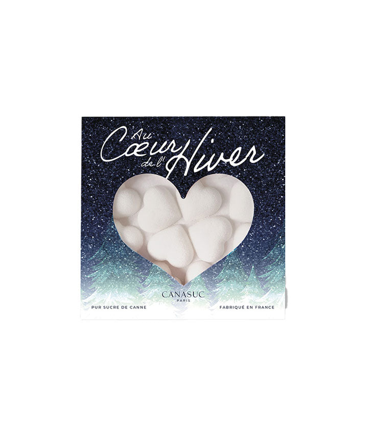 Coffret "Au cœur de l'hiver" - 32 sucres en forme de cœur