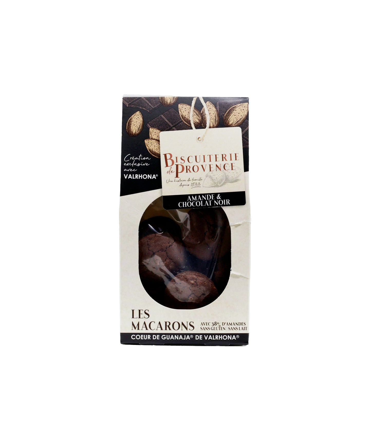 Macarons aux amandes et chocolat Valrhona