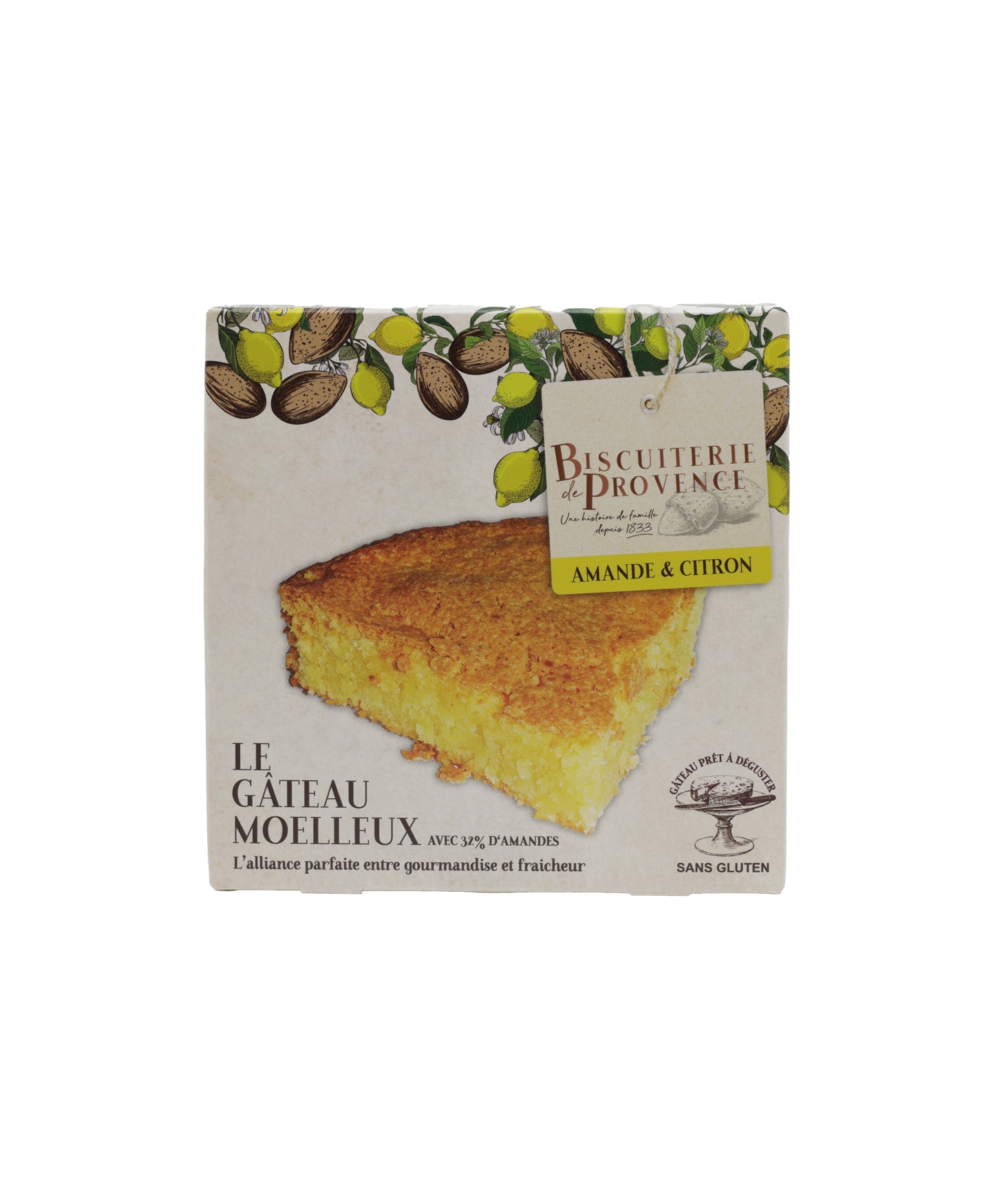 Gateau moelleux aux amandes et citron