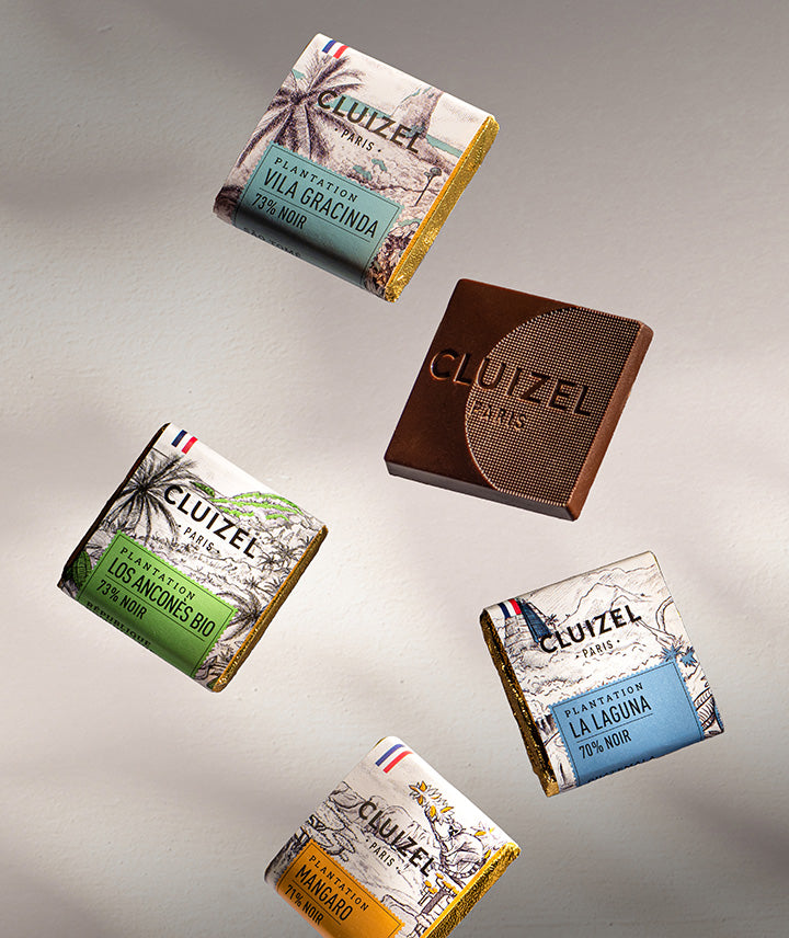 Coffret carrés chocolat de plantation N°28