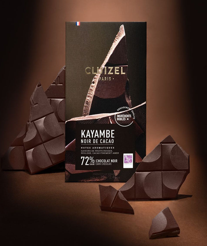 Tablette noir 72% Kayambe noir de cacao