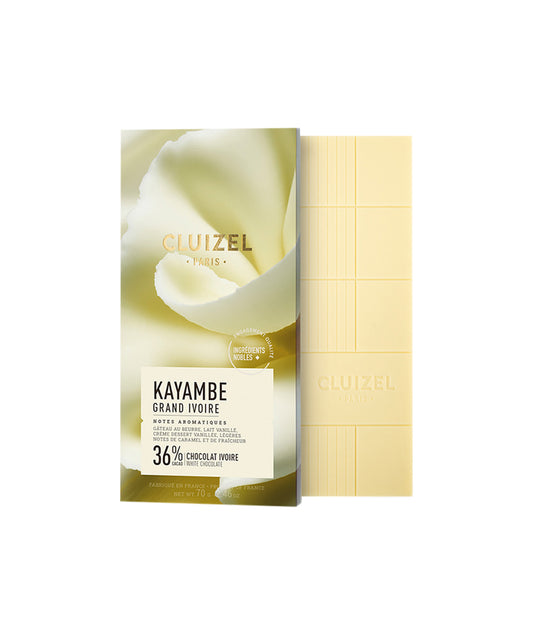 Tablette blanc 36% Kayambe grand ivoire