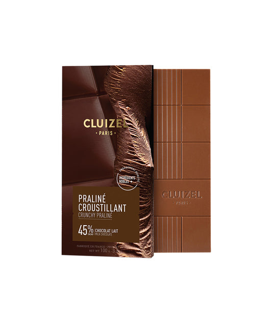 Tablette lait 45% praliné croustillant