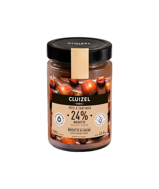 Pâte à tartiner noisettes 24%