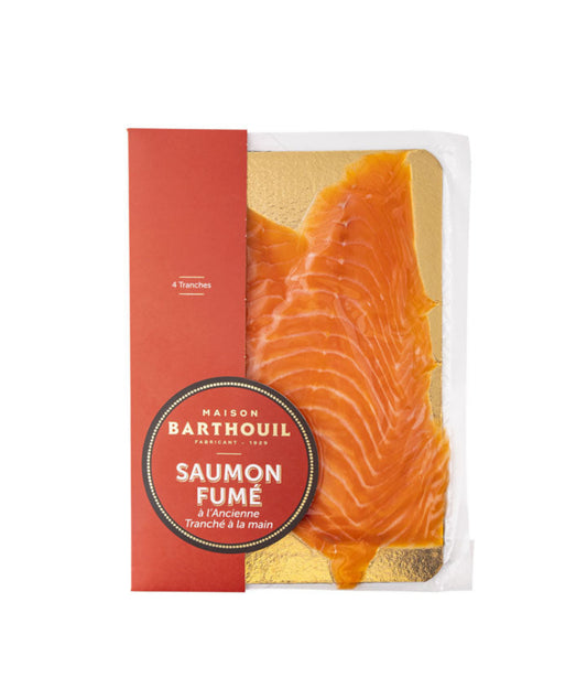 Saumon fumé à l'ancienne au bois d'aulne - 4 tranches