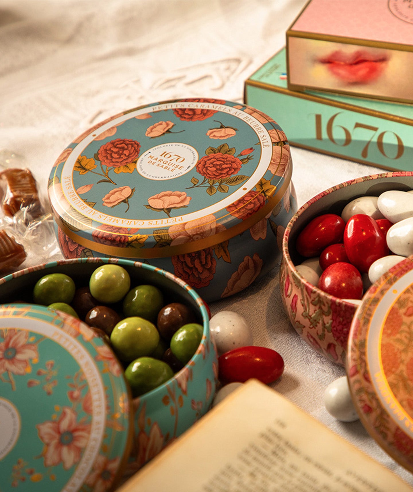 Caramel beurre salées - Boîte métal ronde 140g