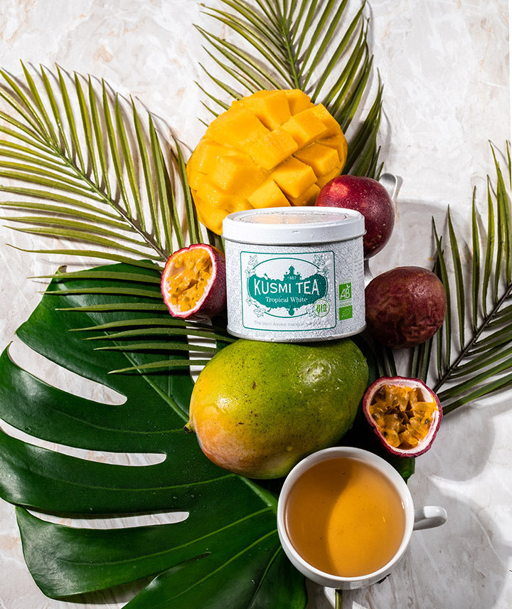Thé tropical white bio - Boîte vrac
