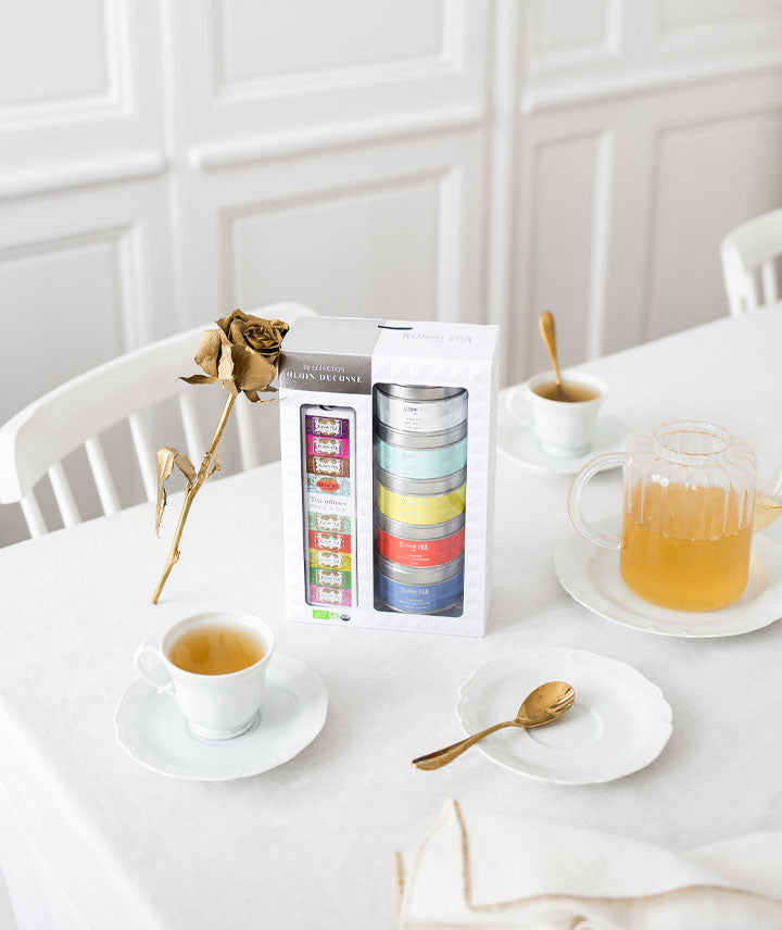 La Collection Alain Ducasse bio - Coffret de thés bio natures - Boîte vrac