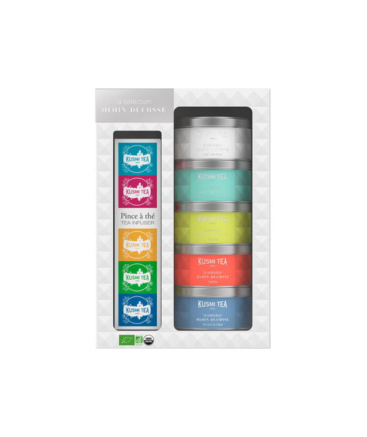La Collection Alain Ducasse bio - Coffret de thés bio natures - Boîte vrac