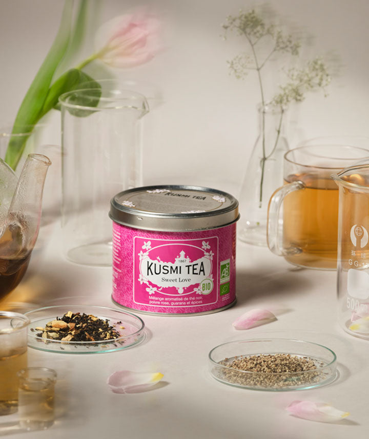 Thé noir Sweet Love bio - Boîte vrac