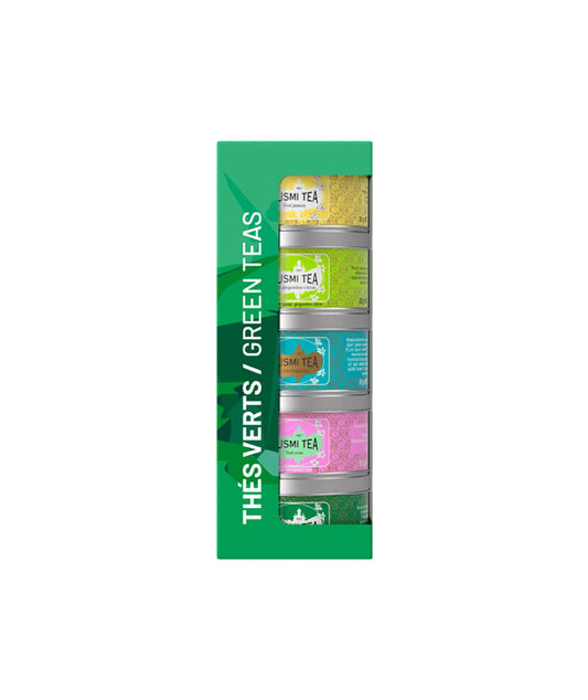 Assortiments de thés verts bio - Boîte vrac
