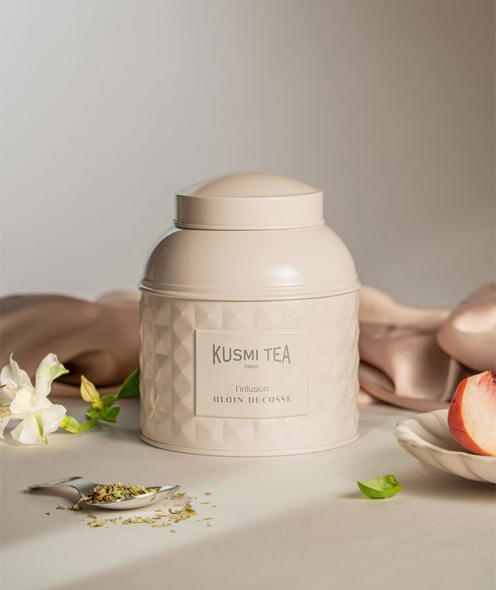 L'Infusion Alain Ducasse - Tisane bio thym citronné, fleur d'oranger - Boîte vrac