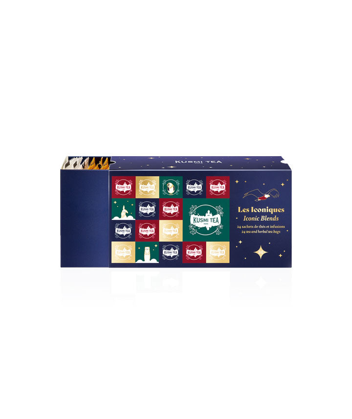 Les Iconiques de Noël bio - Assortiment de thés de Noël 2024 - 24 sachets