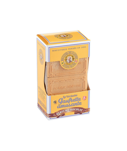Gaufrettes amusantes chocolat