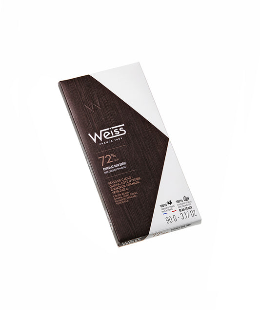 Tablette de chocolat Ebène 72%
