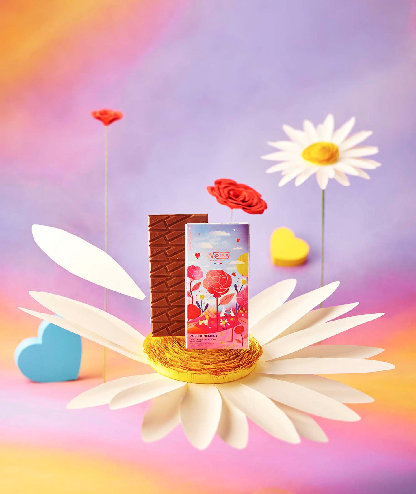 Tablette au chocolat au lait - Passionnément
