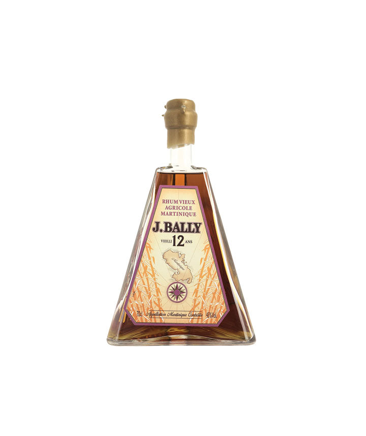 Rhum agricole J.Bally - Carafe Pyramide 12 ans - Martinique - France