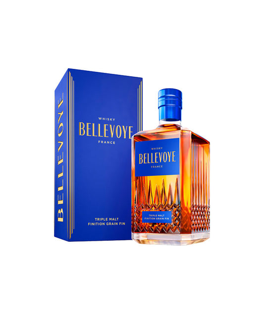 Whisky Bellevoye - Bleu triple malt « finition grain fin » - France