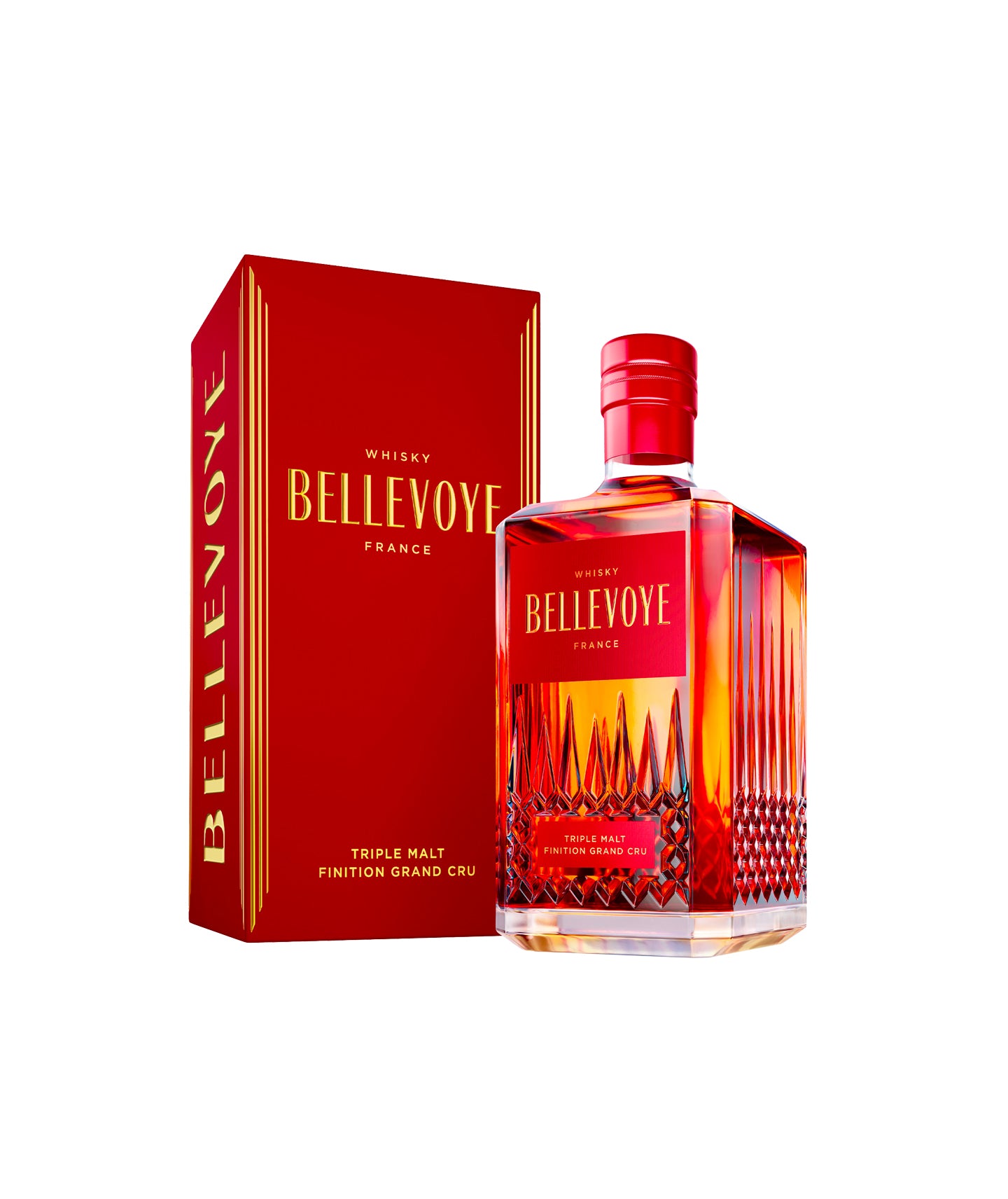 Whisky Bellevoye - Rouge triple malt « finition Grand Cru » - France