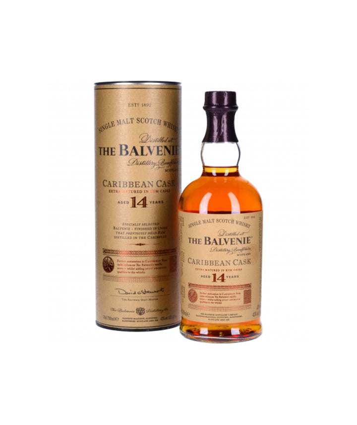 Whisky The Balvenie - Single malt Carribean cask 14 ans - Speyside - Ecosse