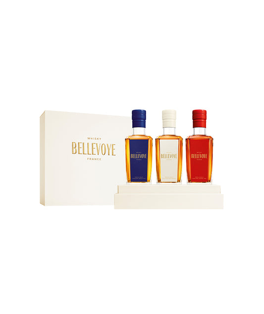 Whisky Bellevoye - Triple malt Bleu, Blanc, Rouge - France